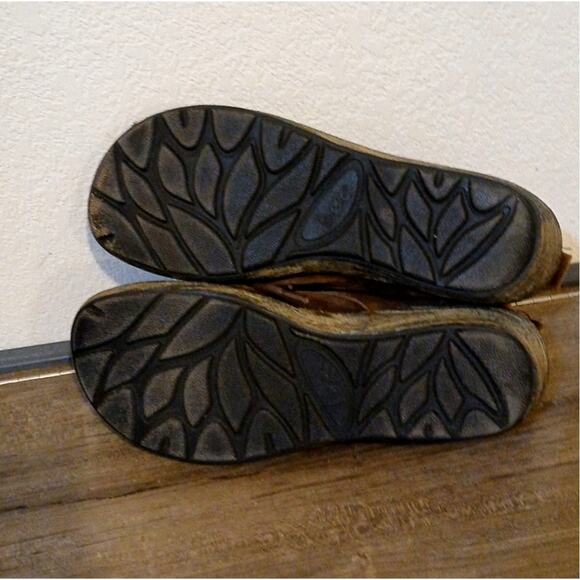 BOC Naydeen suede shooties brown booties wedge heel Size 9 - Picture 4 of 6